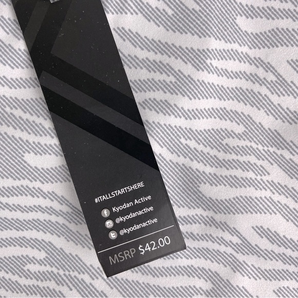 Kyodan Printed Jersey Bra Top M - Picture 6 of 7